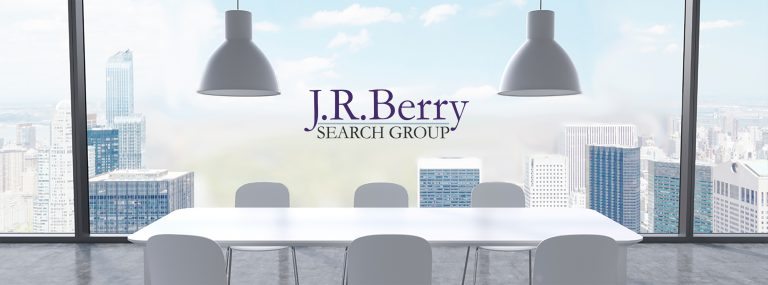 Conference room with J.R. Berry logo